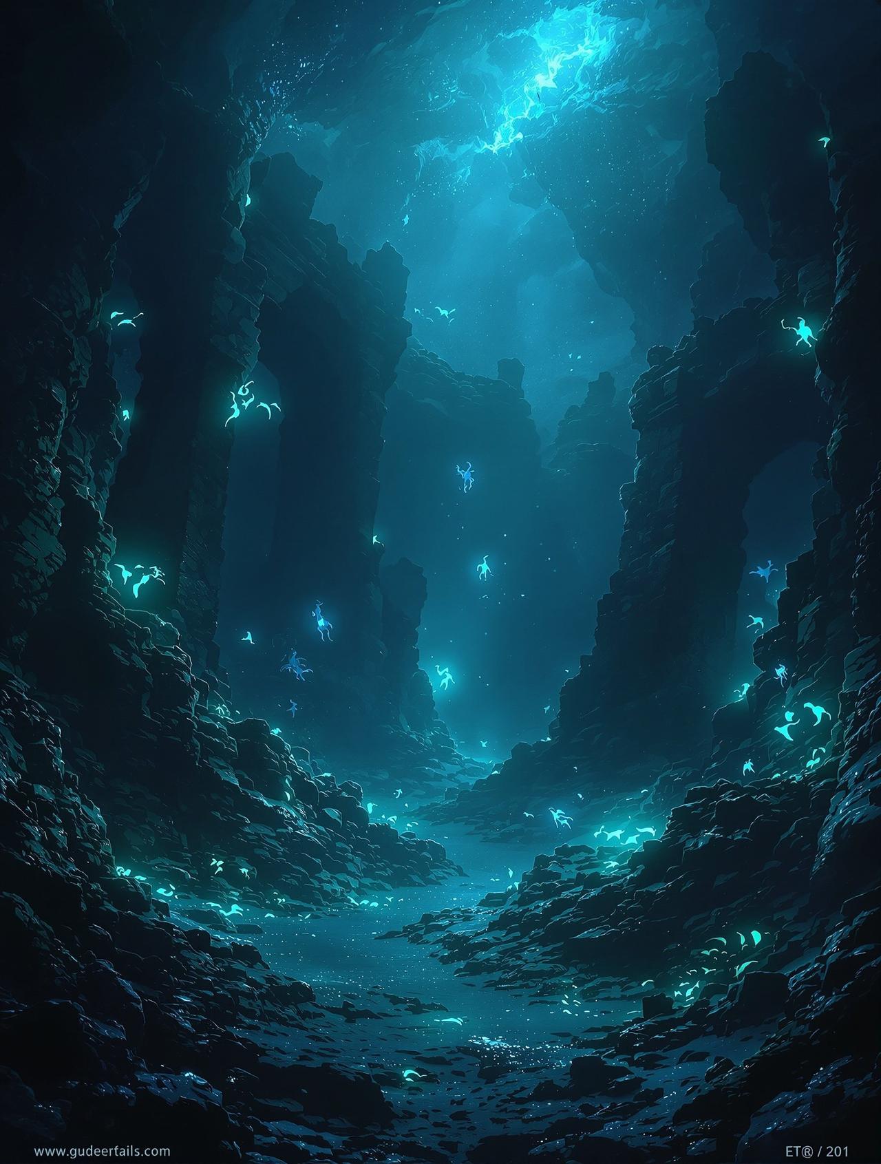 欧美高清作品《深海探秘》海报，科幻冒险题材，2025年出品